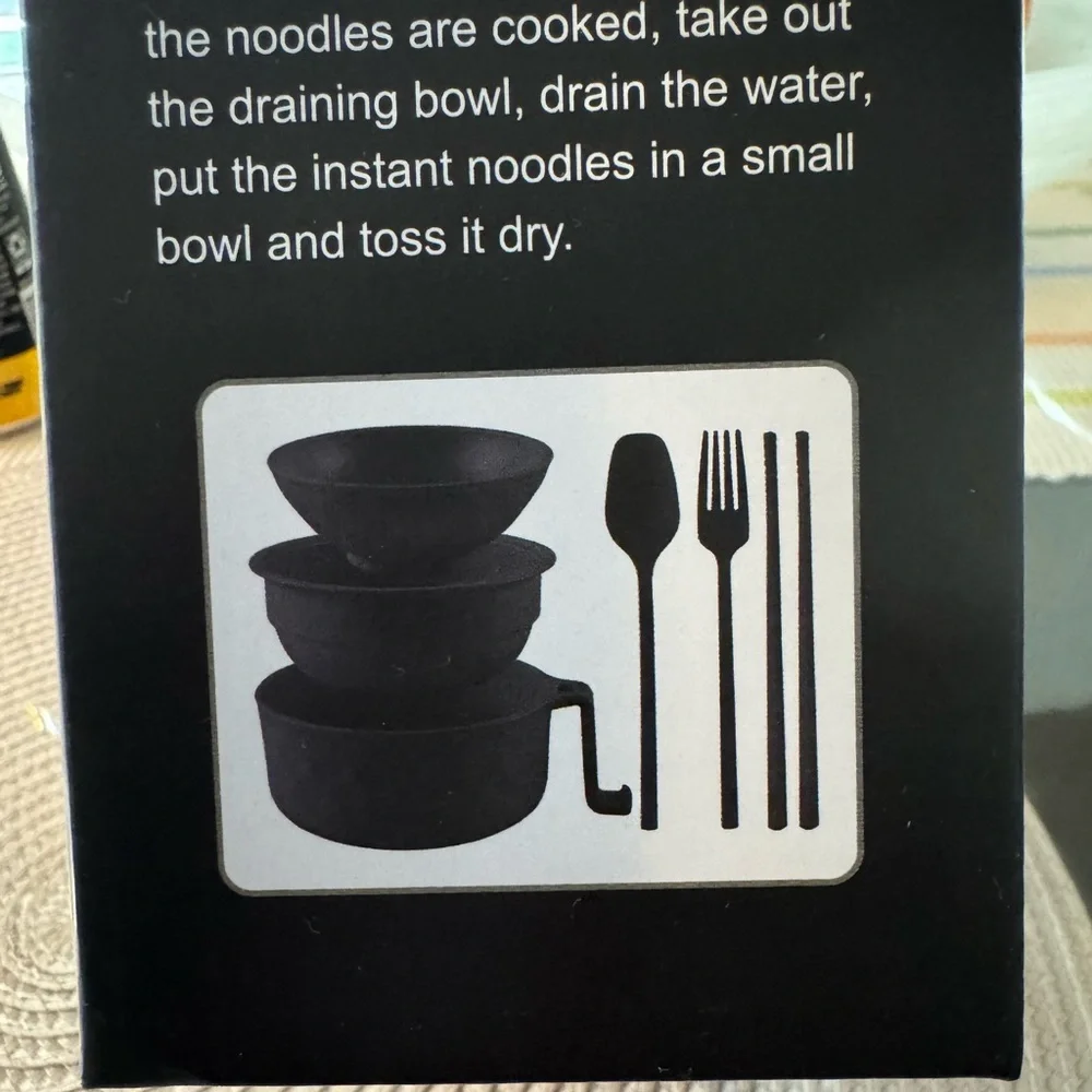 CWC Black Ramen Bowl Set - Picture 7 of 7